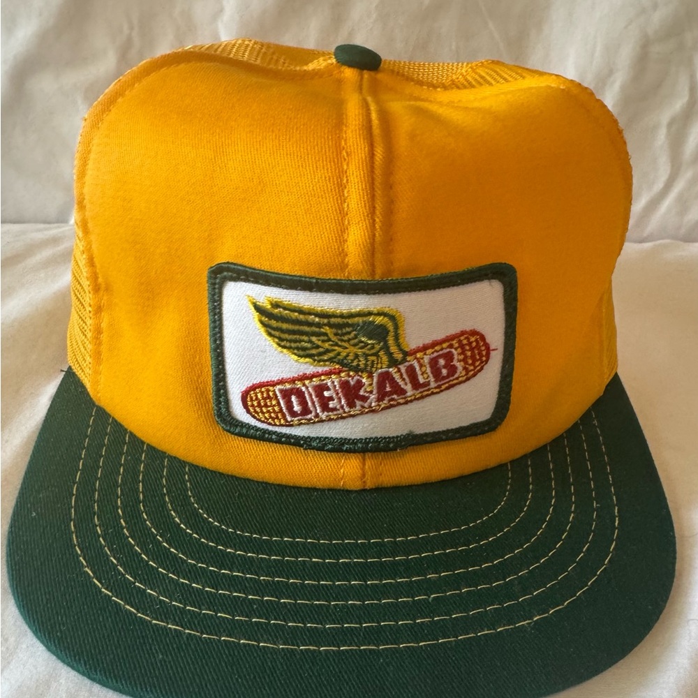 Yellow and Green Cap